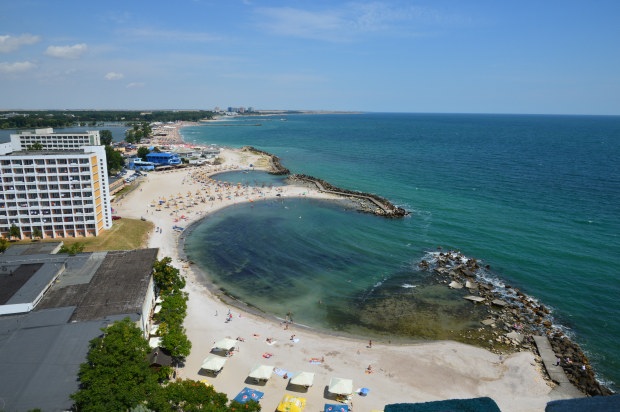 Black Sea Beach in summer